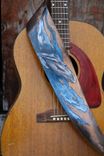 Italian Leather Art Guitar Straps 6 small