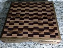 Exotic Wood End Grain Cutting Board 5 small