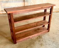 Walnut Bookcase With Adjustable Shelving 1 small