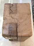 Reclaimed Beam Side Table 3 small