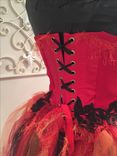Witch, Devil, Red Fairy, Masquerade, Halloween Costume 8 small
