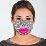 Adult/Child Funny Lips Face Mask With 2 Free Filters Adjustible Straps Washable Reusable 1 small