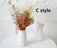 Pampas Grass Bouquet,Vase Filler,Dried Flowers,Natural Flower Decor 4 small