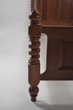 Custom Black Cherry Bed With Hand Carved Spiral Posts 3 small