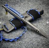 Integrity Implements Yokai D2 Steel, Custom Hand Made Neck Worn Hollowgrind Knife 3 small