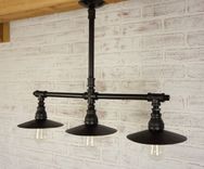 Edison 3 Light Shaded Chandelier 3 small