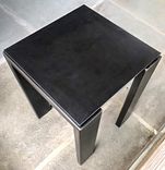 All Steel Square, Blackened, Endtable 3 small