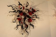Rose Garden Series' | Hand Blown Glass Art Chandeliers - Custom Chandeliers 2 small