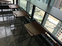 Industrial Steel Penthouse Corner Bar With Avonite 2 small