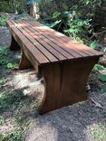 Cypress Five Foot Long Bench Or Seat Custom Made Stain And Finish 3 small
