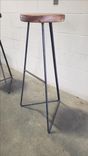 Bar Stool With Walnut Seat 2 small