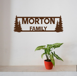 Personalized Steel Family Name Sign 2 small