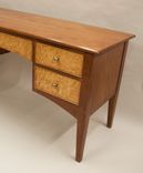 Desk In Cherry And Birdseye Maple 2 small