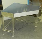 Acrylic Corner Desk - Hand Crafted, Made To Order, Vast Variety Of Size And Color Options 2 small