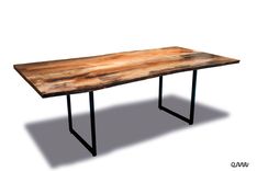 Live Edge Or Natural Edge Desk With Metallic Resin 1 small
