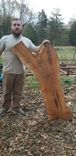 Live Edge White Oak Slab Highly Figured O104 1 small