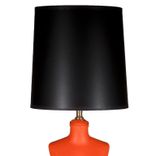 Unique Orange Woman's Torso Table Lamp 4 small