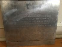 Stainless Steel Engraved Signs For A Variety Of Uses. 3 small