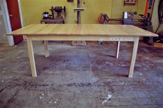 Contemporary Extension Plank Dining Table 4 small