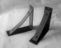 Wrought Iron Mantel Bracket/Corbel; Rustic Farmhouse Heavy-Duty Shelf Brackets 1 small