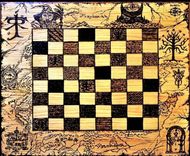 Custom Chess board, Custom ChessBoards, Chess board collector, Wood Anniversary gift, Boss gift, Hand created with any Images or Theme. Lord of the Rings, Phish, Land of the Lizards, Sports Team. chess board, Large 18 x 18" 5 small