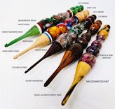 Crochet Hooks Made From Exotic And Domestic Woods 4 small