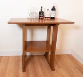 MODERN MAHOGANY BAR/SIDE TABLE 2 small