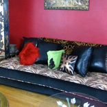 Custom Made Leather Pillows 2 small