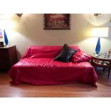 Custom Made Leather Duvet Cover or Throw,  Any size, choice of backing material 1 small