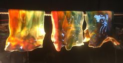 Slumped Glass Lampshade 1 small