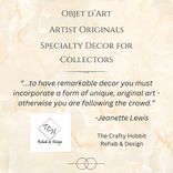 Hand Painted Whimsy Black And White Check Decor Checked Decor Chessboard Riser 4 small