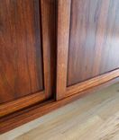 MID CENTURY MODERN SIDEBOARD/ CREDENZA WITH SLIDING DOORS 4 small