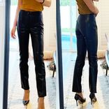 Womens Custom Made Leather Jeans or Pants 6 small
