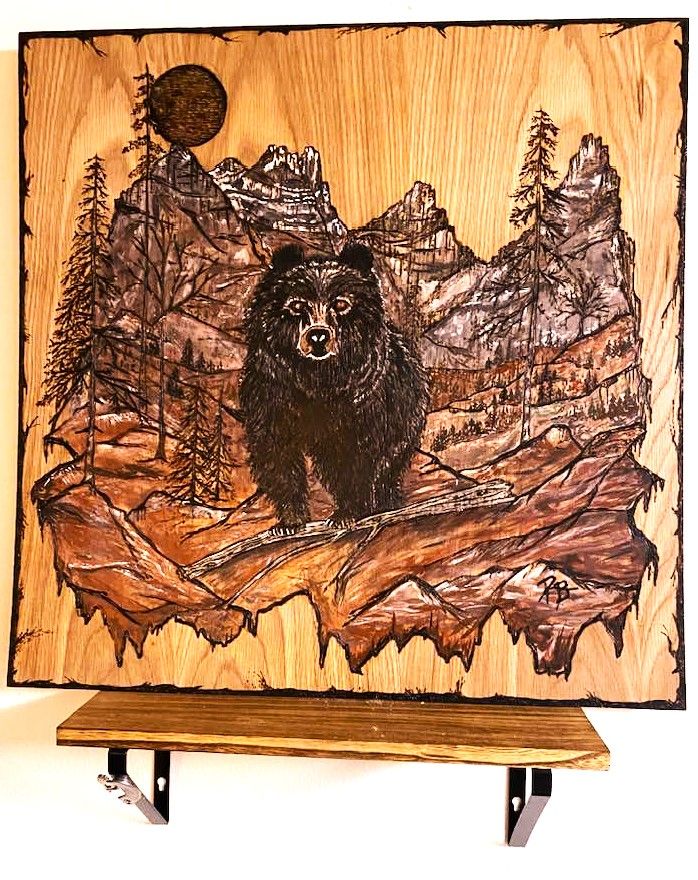 Hunting Cabin Art, Cabin, Decor, Hunter gift, Cabin Art 2 