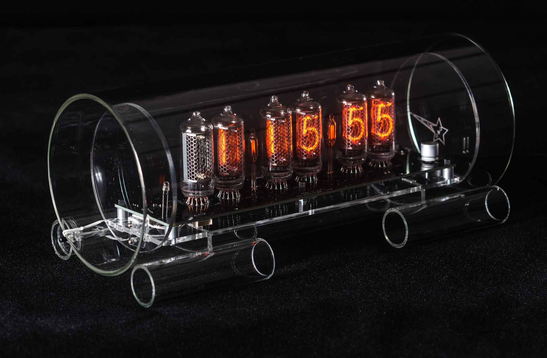 ニキシー管 時計 punClock ghost Gixie Clock GHOST Vinyl Record LP Clock USA - Etsy
