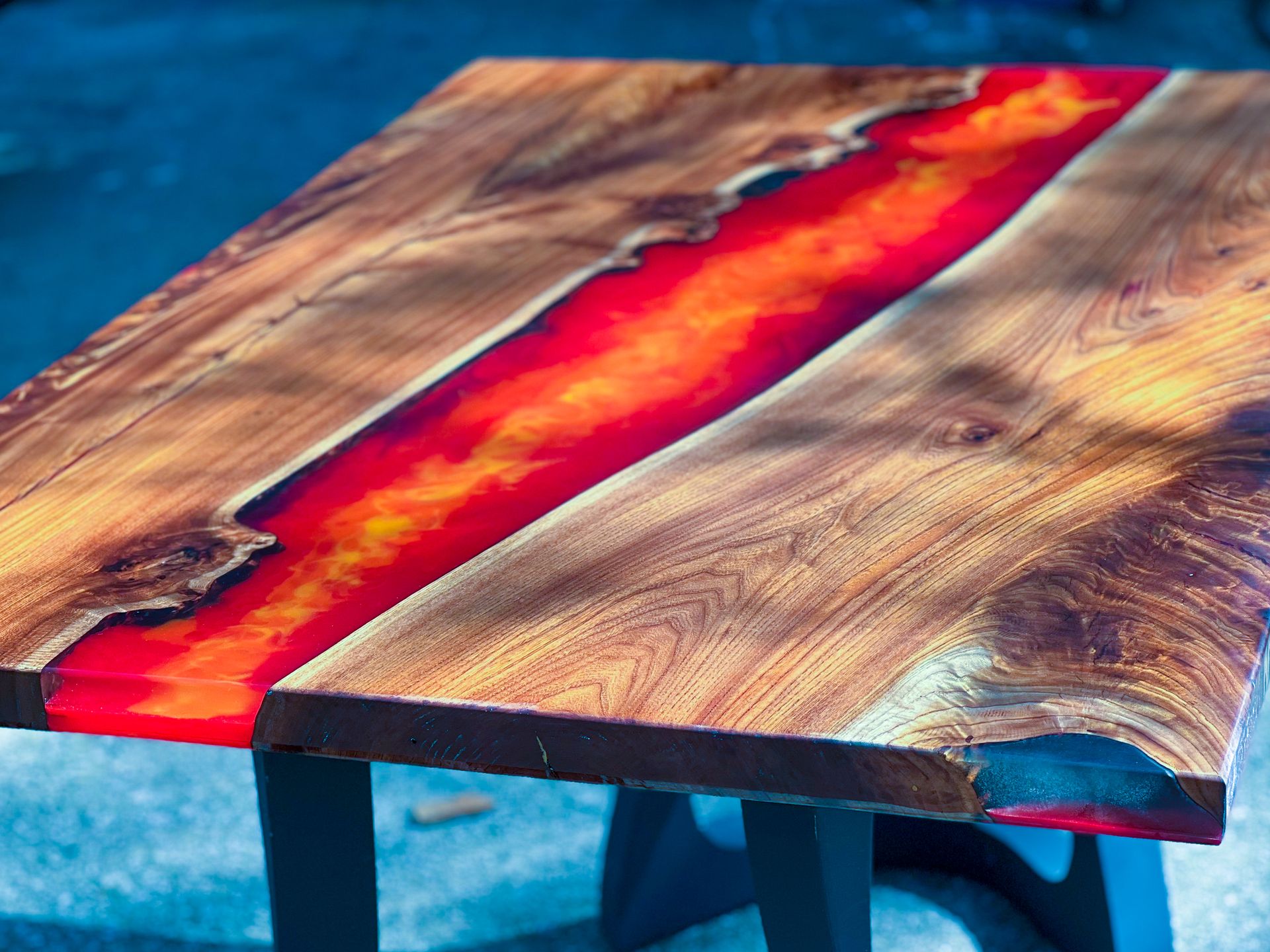Volcanic Lava River Table | Maker Marketplace