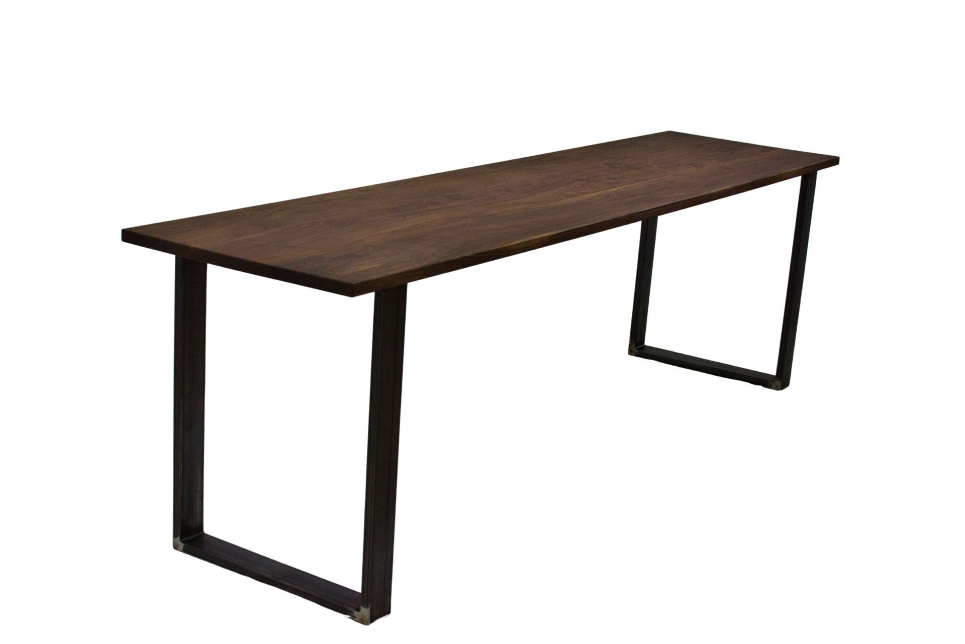 テーブル・机 Work table walnut color iron leg Amazon.co.jp: Work table walnut color iron leg 机 デスク