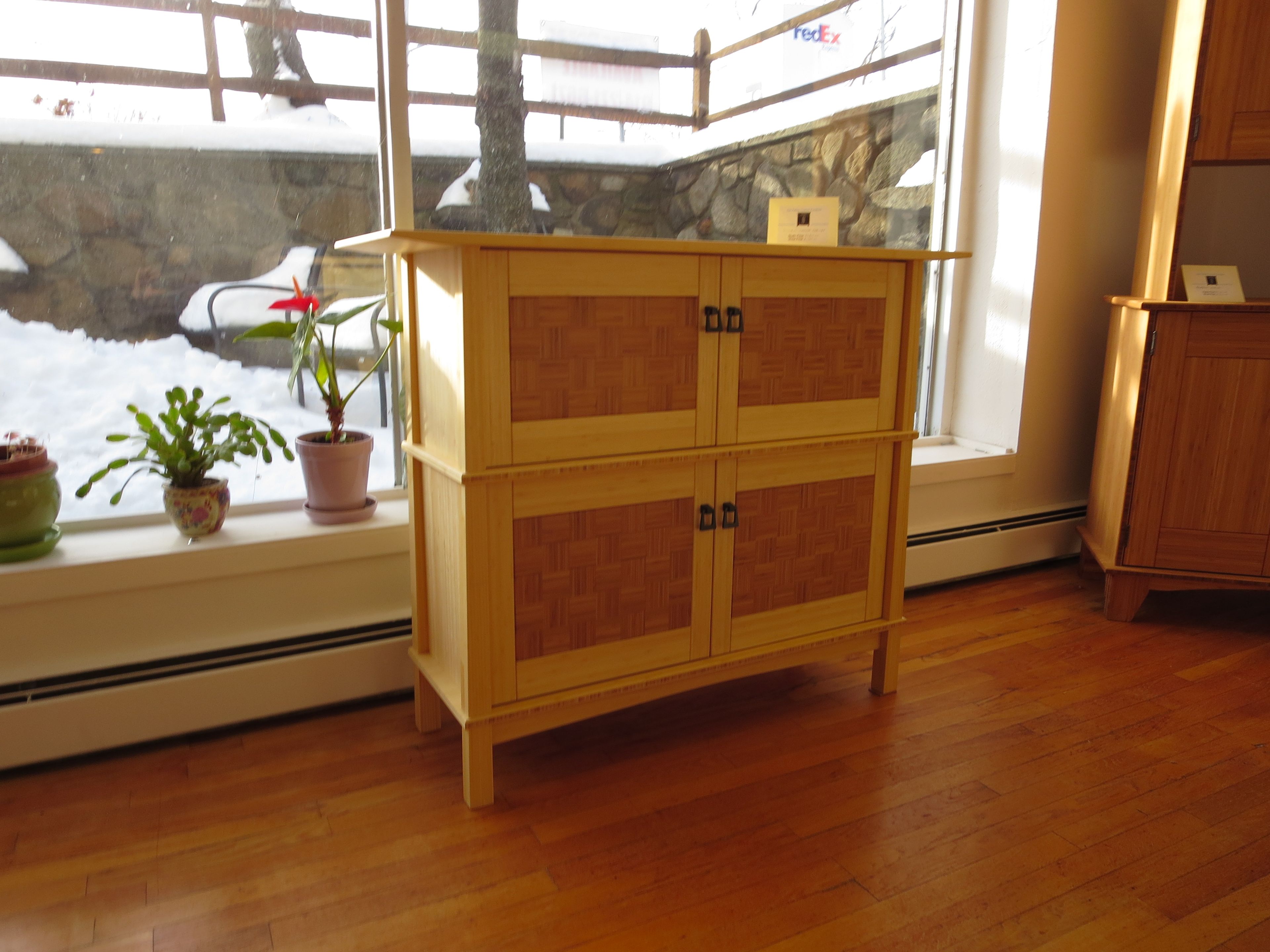Bamboo Server Cabinet 4 