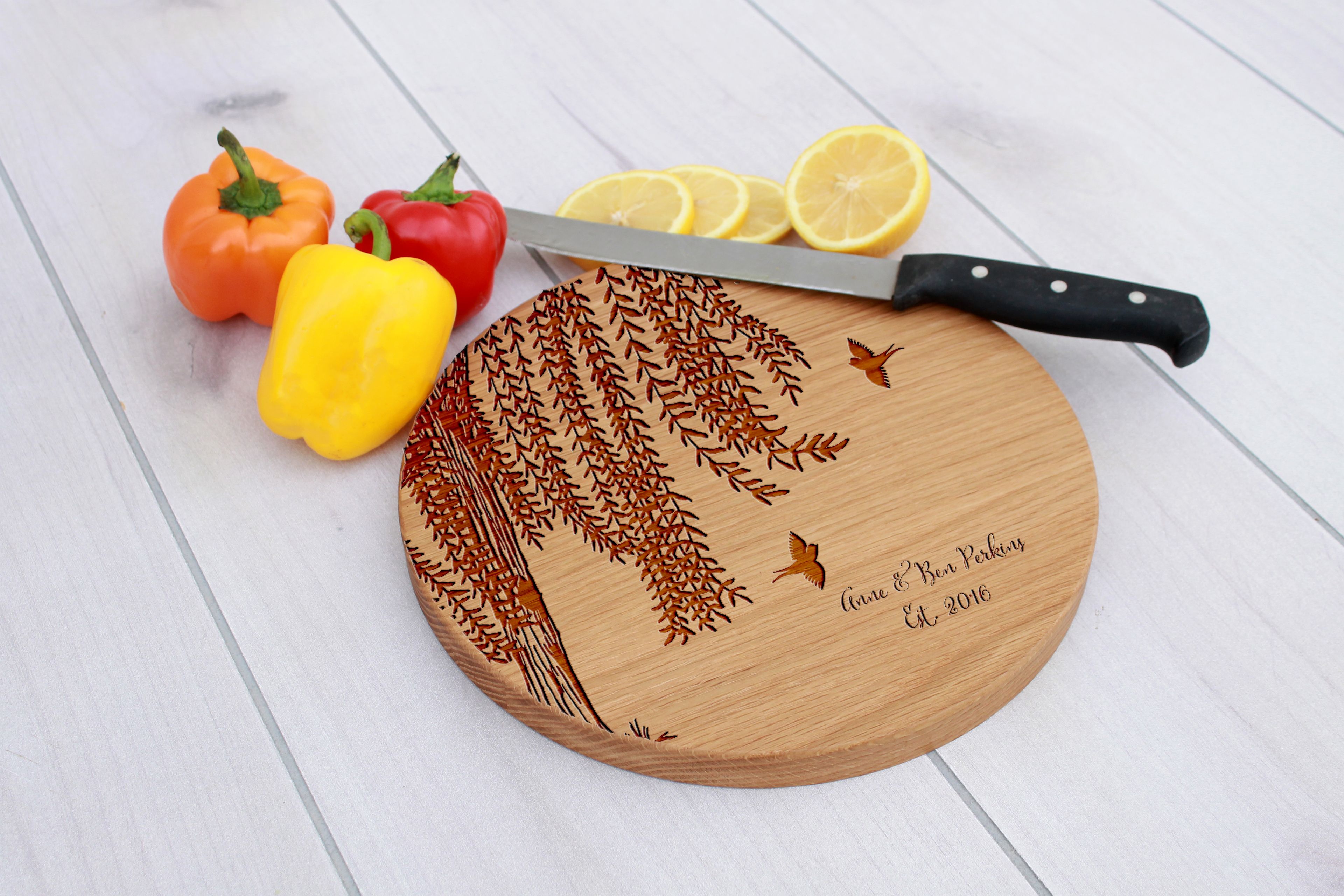 Personalized Cutting Board, Engraved Cutting Board, Custom Wedding Gift – Cbr-Wo-Anne Ben Perkins