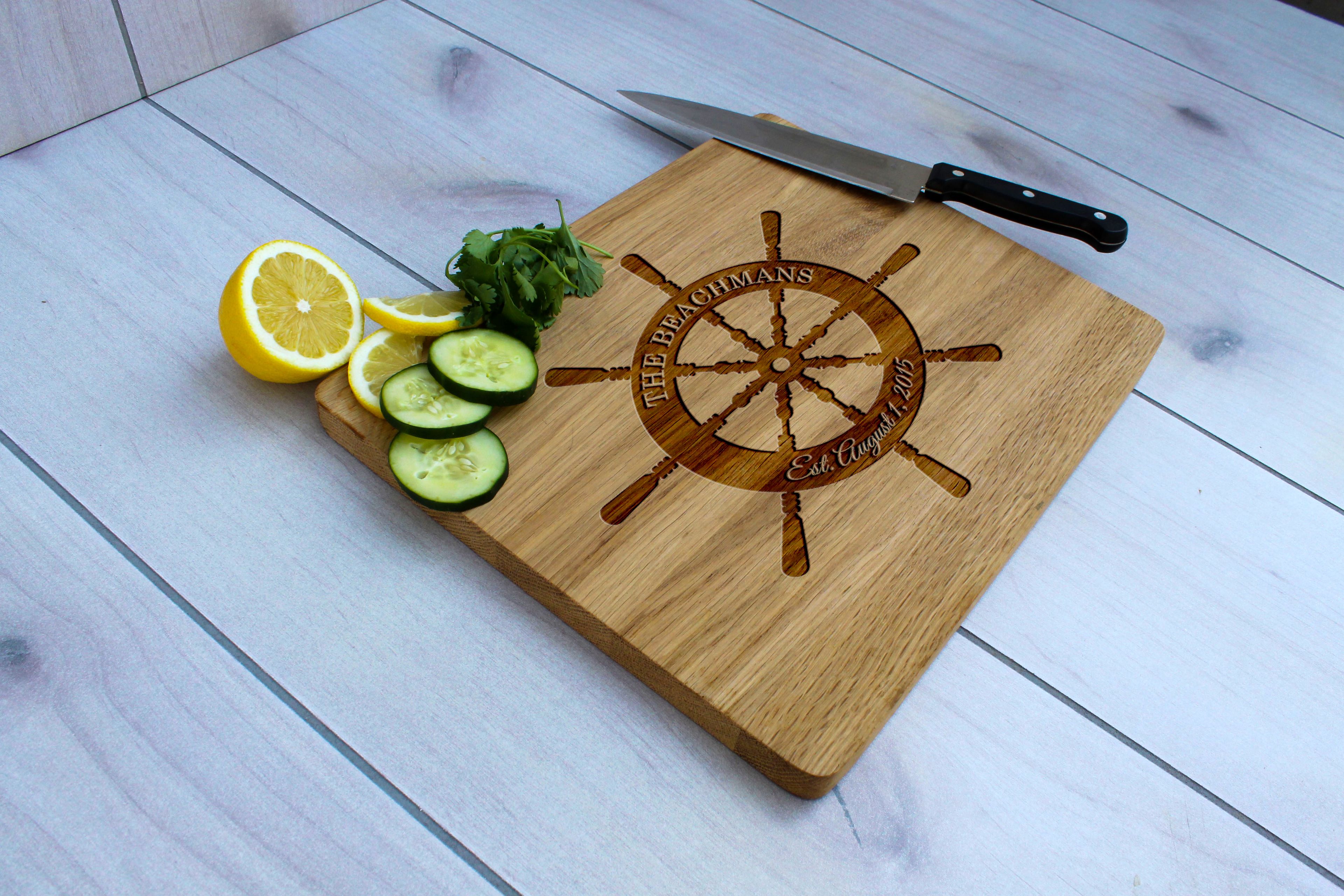 Personalized Cutting Board, Engraved Cutting Board, Custom Wedding Gift – Cb-Wo-Beachman