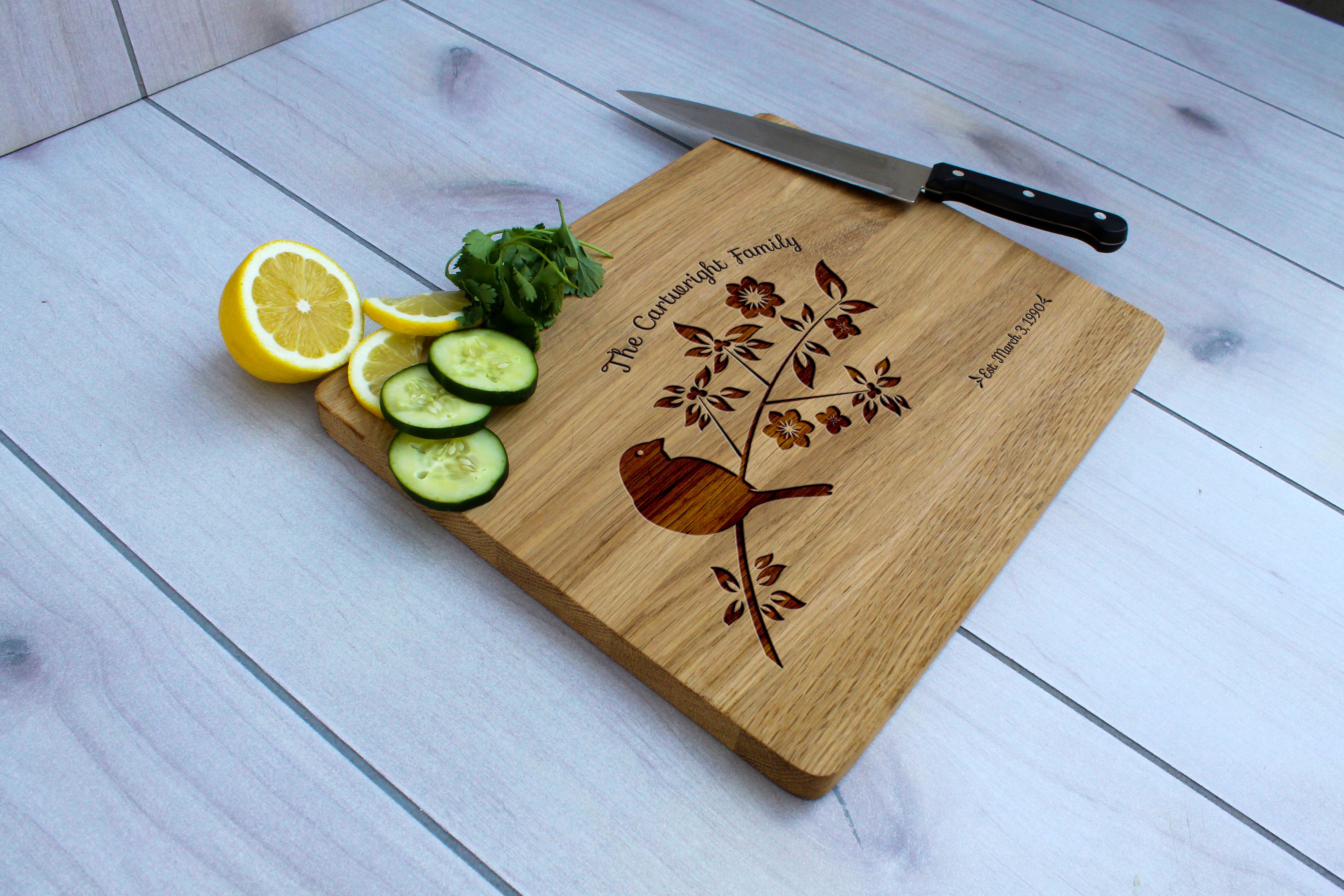 Personalized Cutting Board, Engraved Cutting Board, Custom Wedding Gift – Cb-Wo-Cartwright Family
