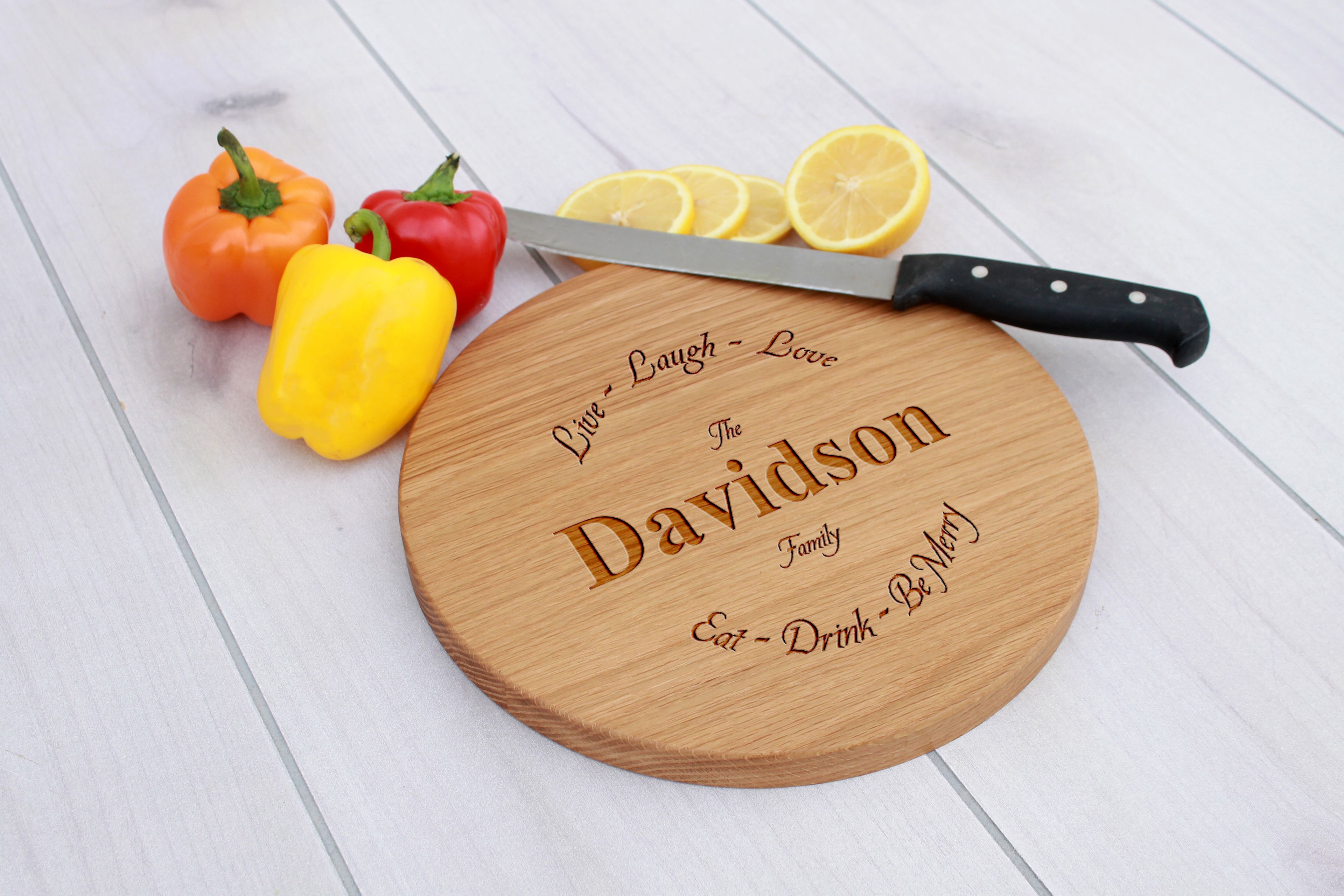 Personalized Cutting Board, Engraved Cutting Board, Custom Wedding Gift – Cbr-Wo-Davidson