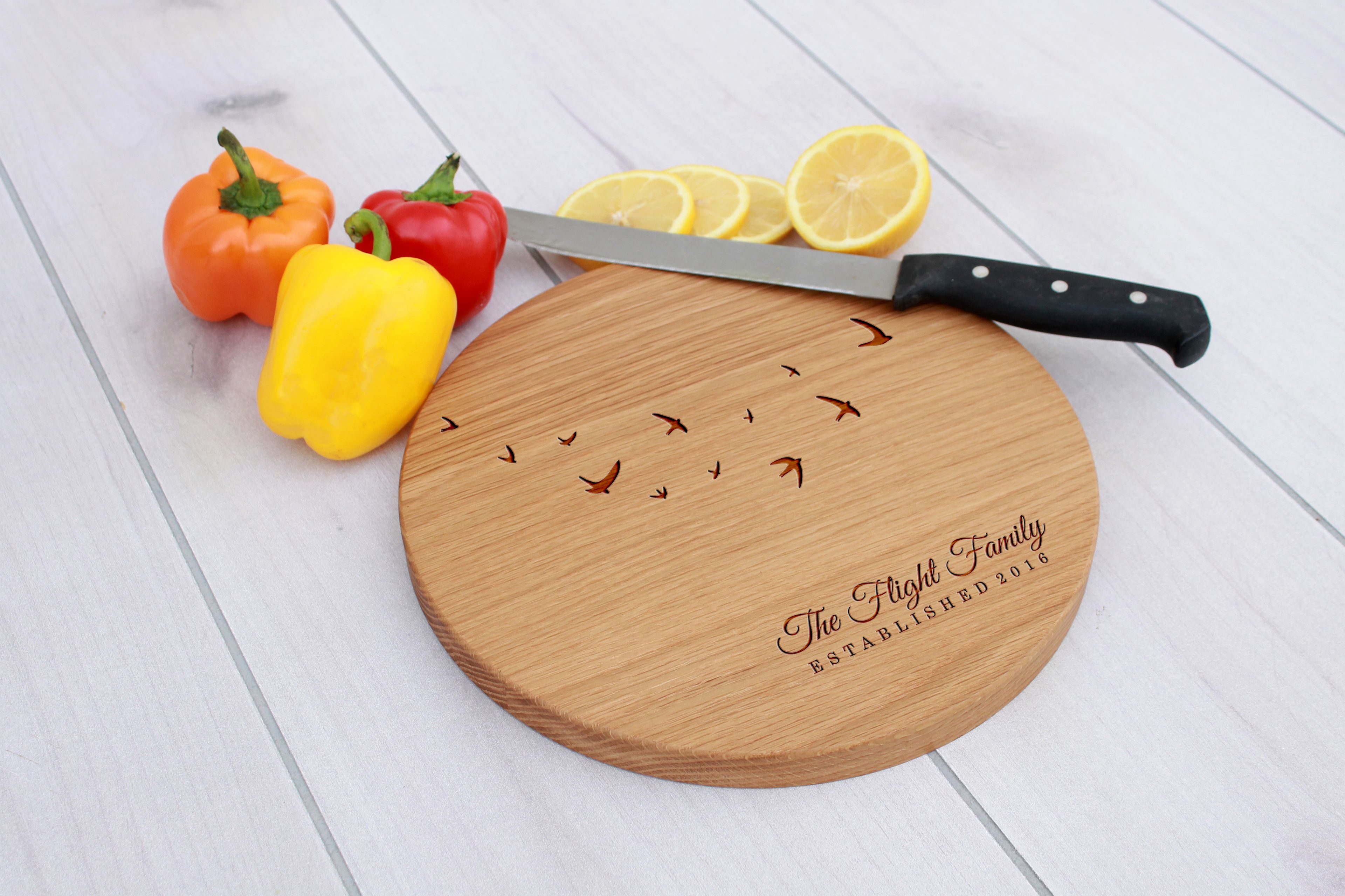 Personalized Cutting Board, Engraved Cutting Board, Custom Wedding Gift – Cbr-Wo-Flight Family