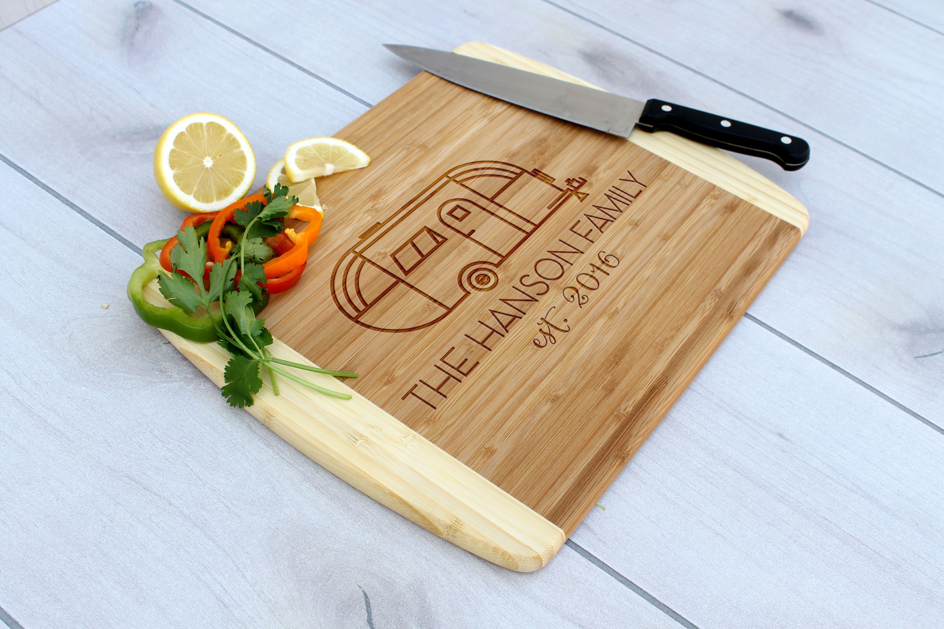 Personalized Cutting Board, Engraved Cutting Board, Custom Wedding Gift – Cb-Bam-Hansons