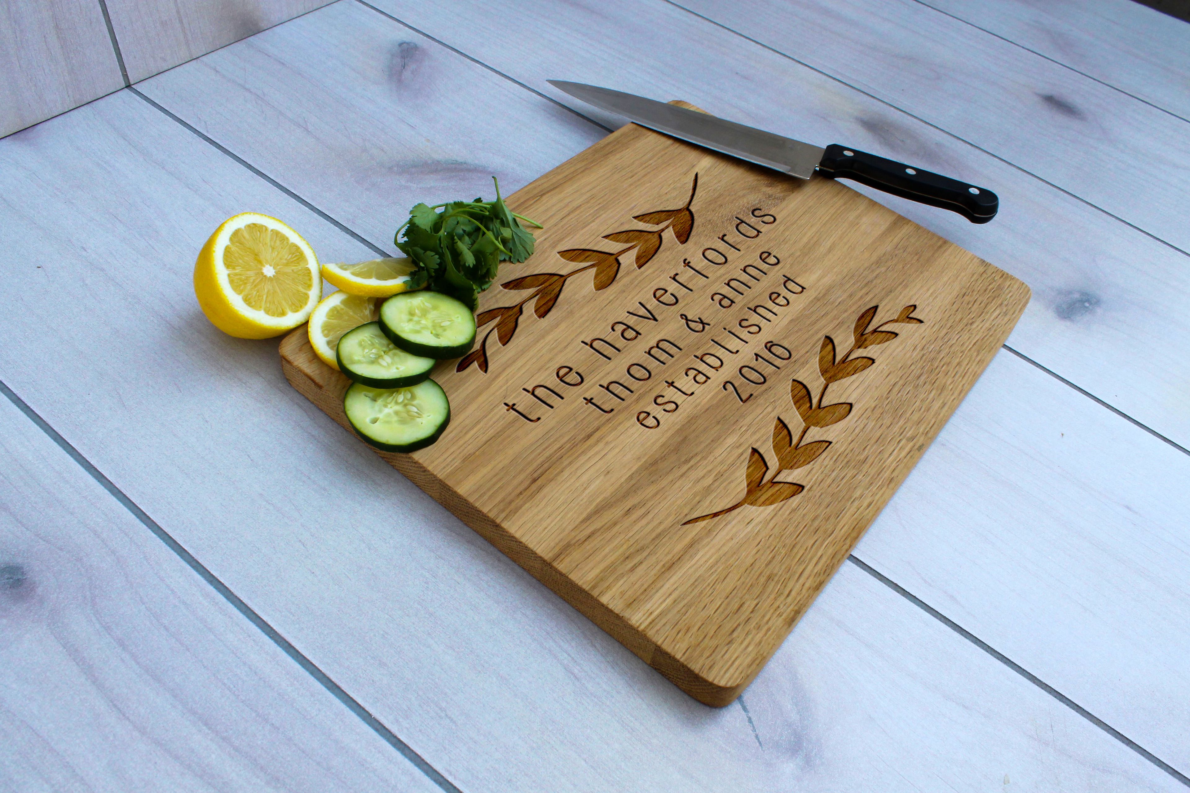 Personalized Cutting Board, Engraved Cutting Board, Custom Wedding Gift – Cb-Wo-Haverford