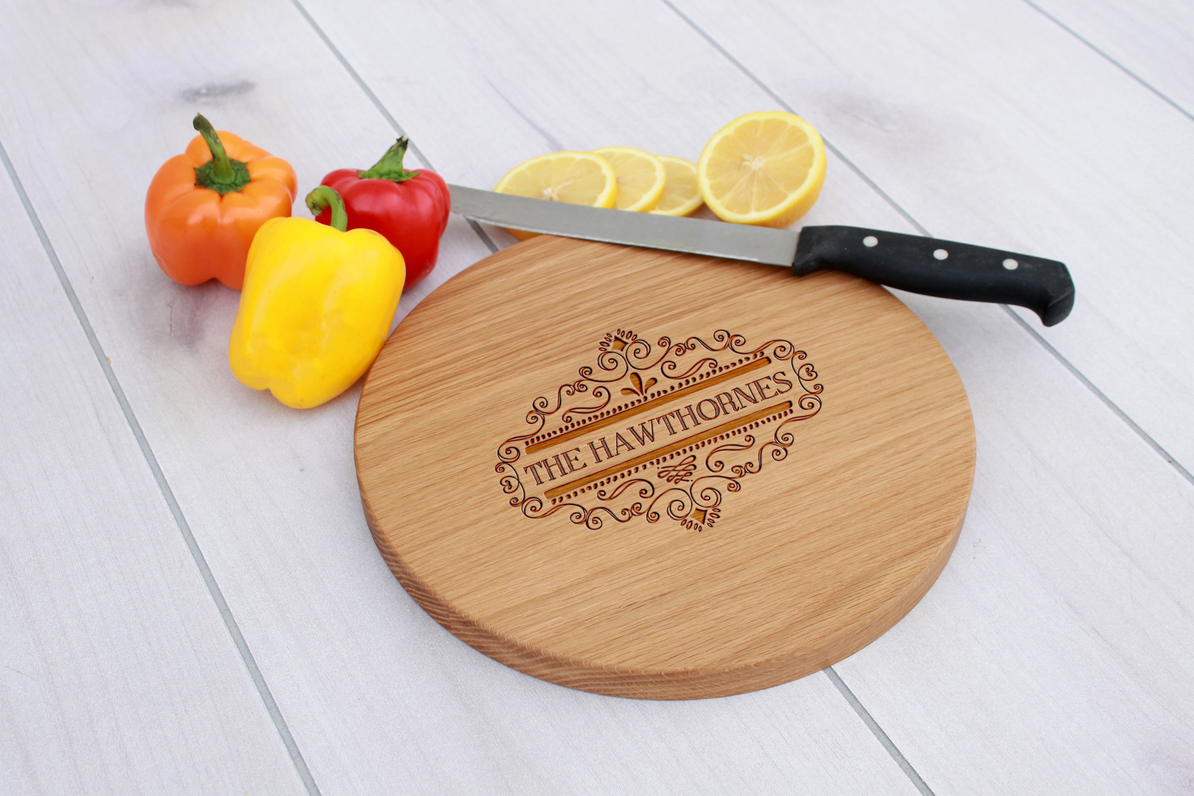 Personalized Cutting Board, Engraved Cutting Board, Custom Wedding Gift – Cbr-Wo-Hawthornes