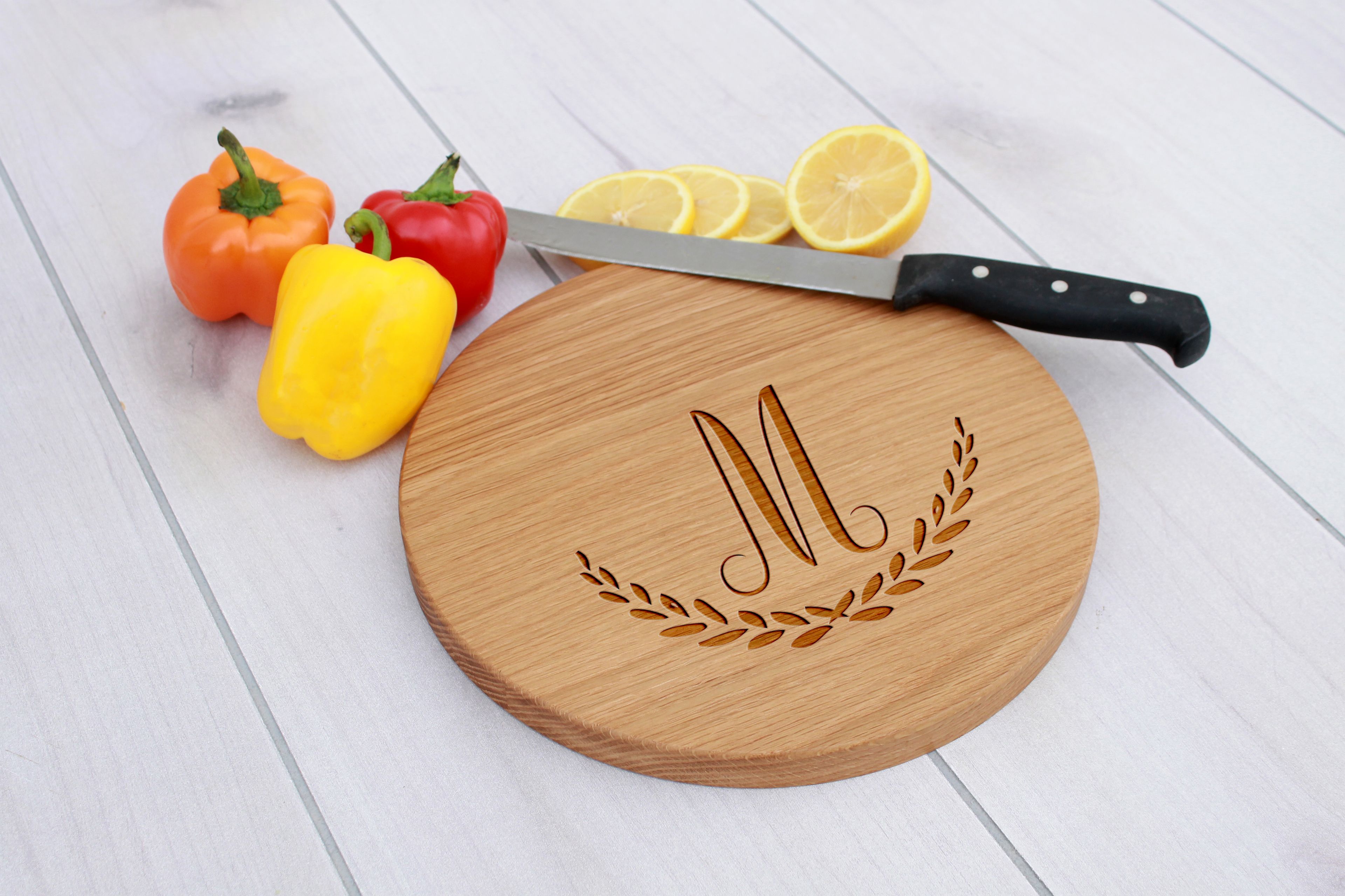 Personalized Cutting Board, Engraved Cutting Board, Custom Wedding Gift – Cbr-Wo-Mmonogram