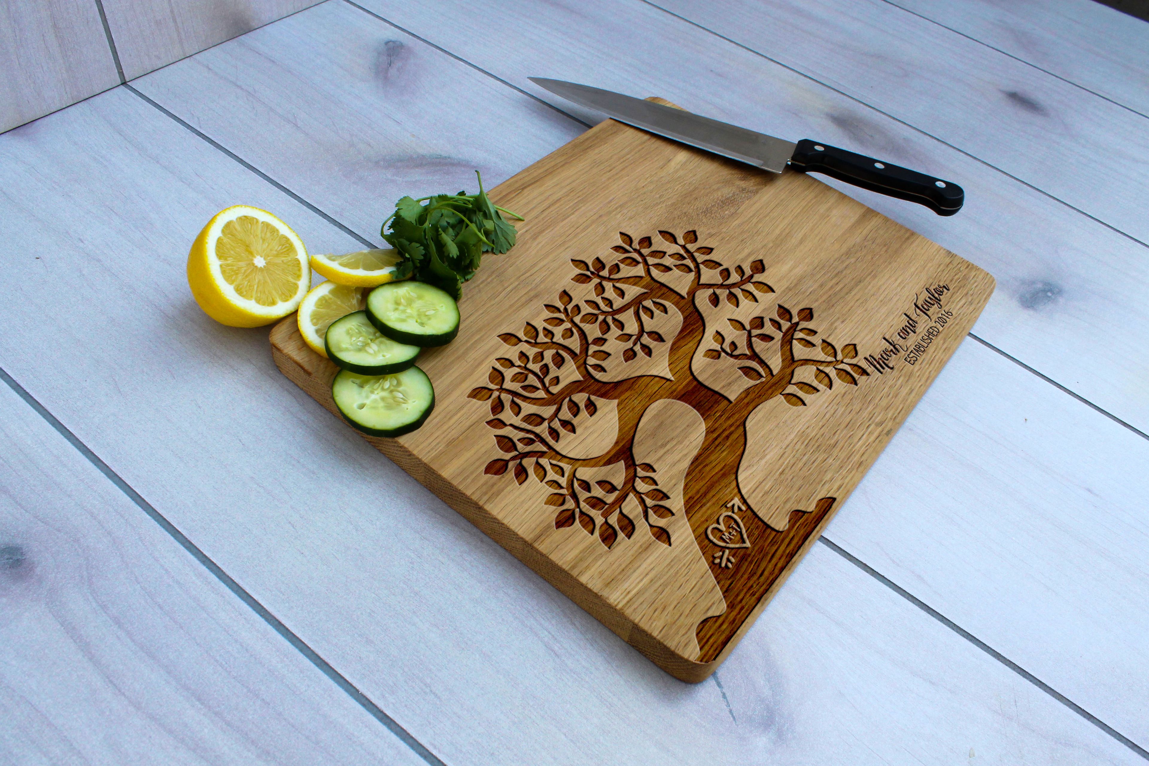 Personalized Cutting Board, Engraved Cutting Board, Custom Wedding Gift – Cb-Wo-Mark Taylor