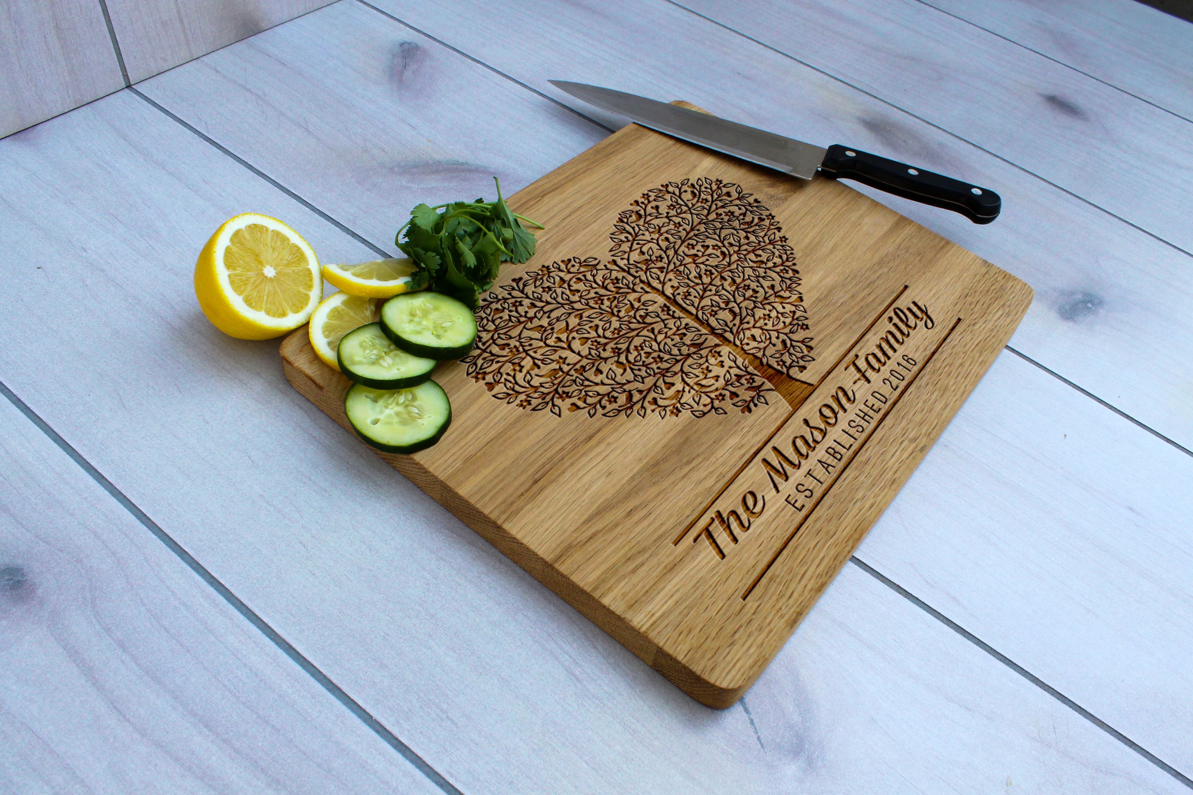 Personalized Cutting Board, Engraved Cutting Board, Custom Wedding Gift – Cb-Wo-Masonheart