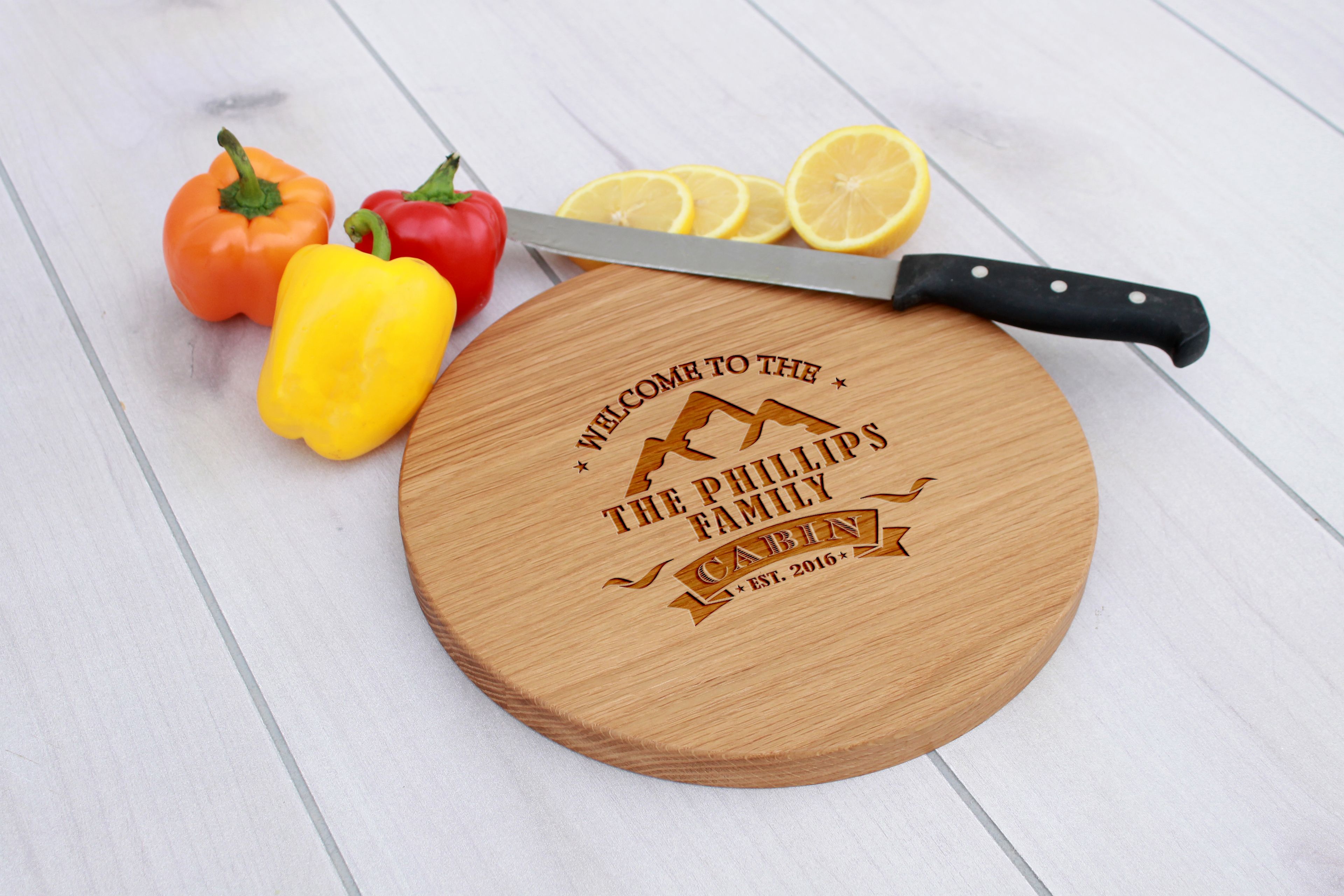 Personalized Cutting Board, Engraved Cutting Board, Custom Wedding Gift – Cbr-Wo-Phillipscabin